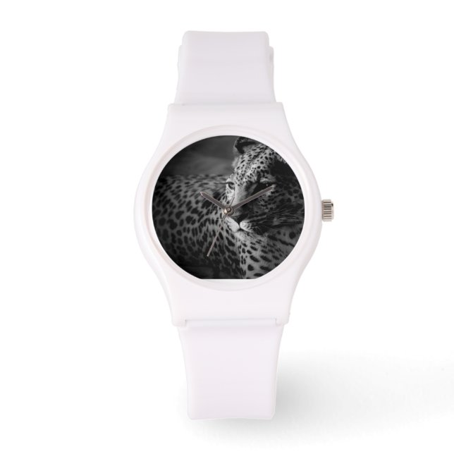Montre design noir et blanc (Recto)
