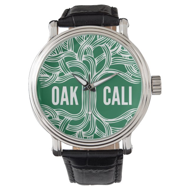 Montre Design Oakland California Oak Watch (devant)