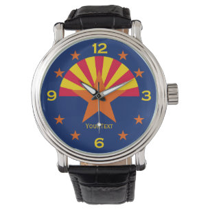 Montre Design personnalisé Arizona State Flag Watch
