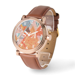 Montre Design triangle moderne - géométrie artistique