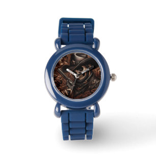Montre Desperado Décès : Le crâne brandissant des armes à