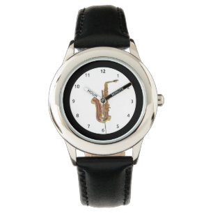 Montre Dessin animé Saxophone à regarder