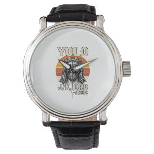 Montre Dessin citation gravure vintage Jésus drôle couche