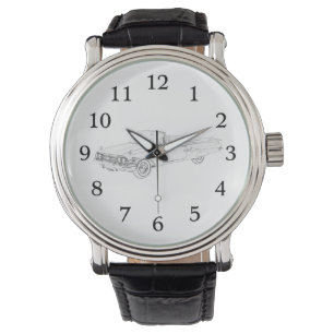 Montre Dessin convertible Chevy Impala 1960