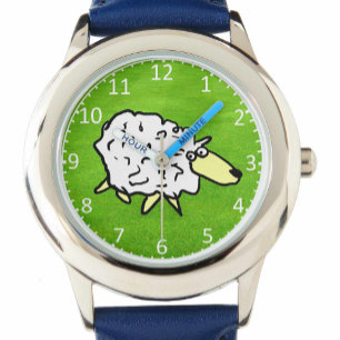 Montre Dessin de conception de moutons amusants pour enfa