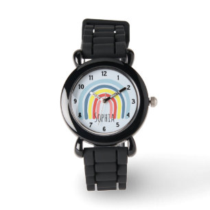 Montre Dessin et nom d'enfant de filles jote Whimsical Ra