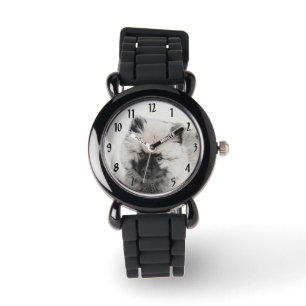 Montre Dessin Keeshond Chiot - Joli dessin original Chien