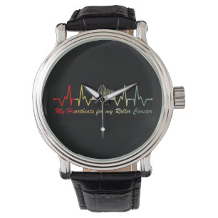 Montre Dessous de verre à rouleaux Retro