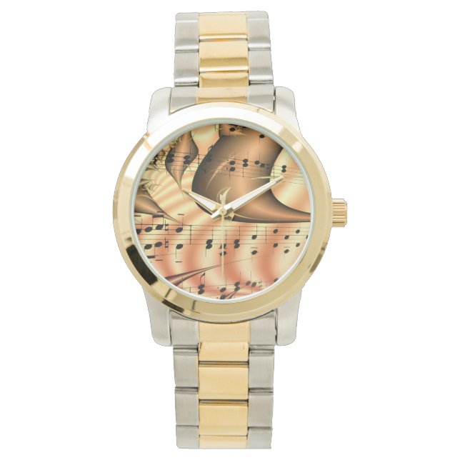 Montre Destin d'instrument de musique numérique (devant)