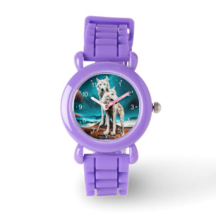 Montre Deux loups arctiques