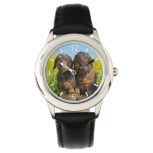 Montre Deux mignons Dachshunds Dackel Friends
