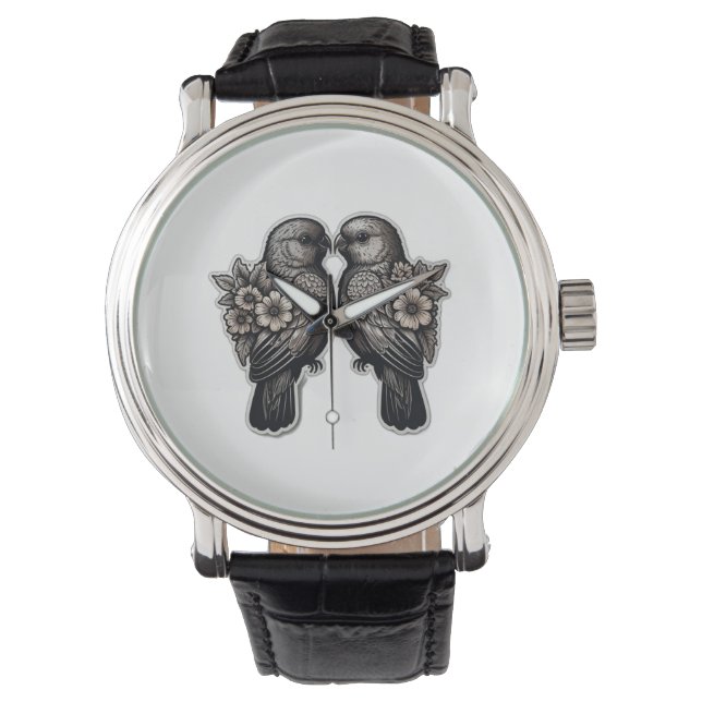 Montre Deux oiseaux (devant)