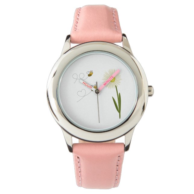 Montre Deux petites abeilles mignonnes (devant)