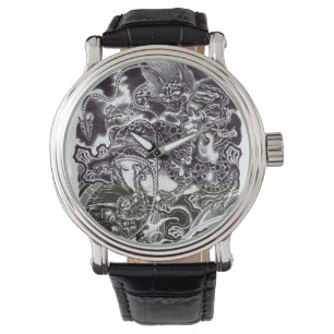 Montre Devils Monter un crapaud Japonais Tattoo Design Wa