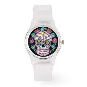 Montre Dia de los Muertos Crâne à sucre