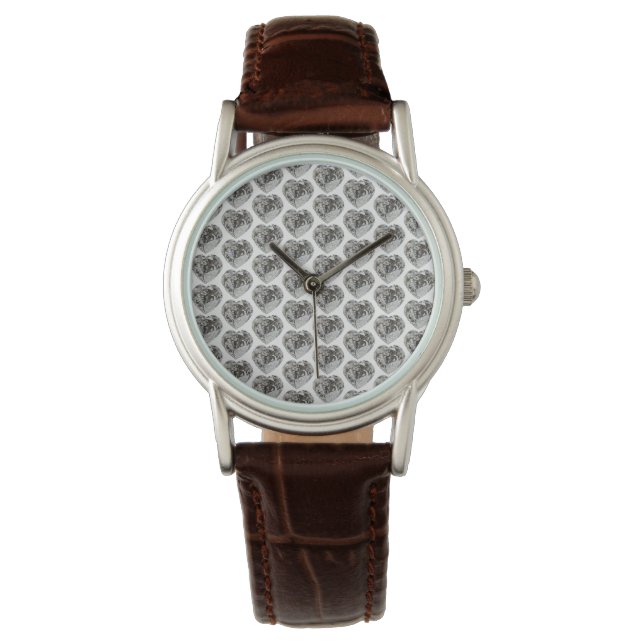 Montre Diamant de coeur (devant)