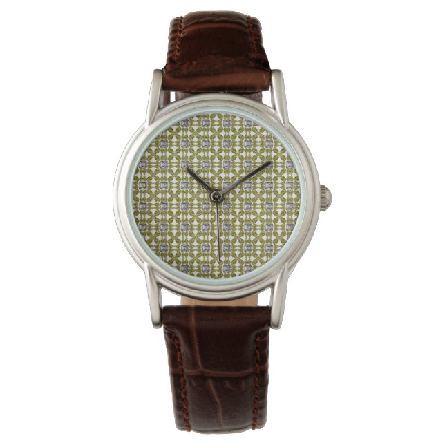 Montre Diamant de poire jaune (devant)