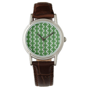 Montre Diamant & Emerald Gemstone Art, Vert