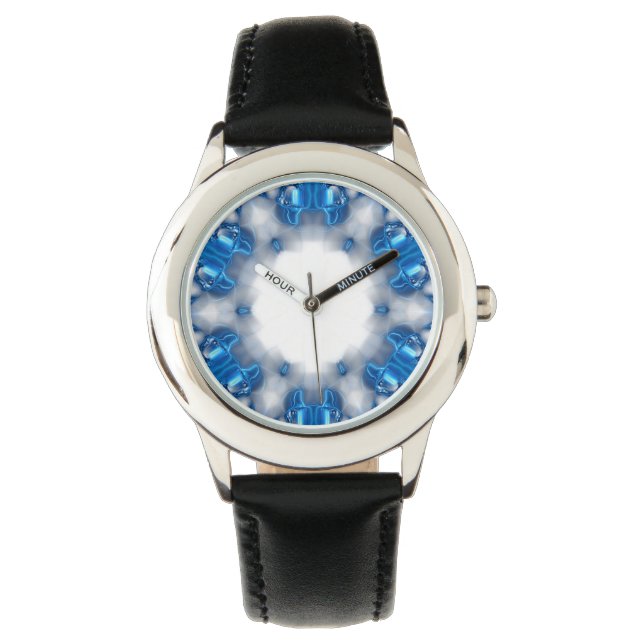 Montre Diamants bleus (devant)