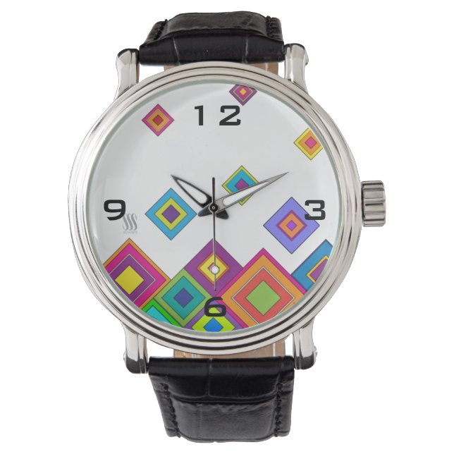 Montre Diamants modernesRétro (devant)