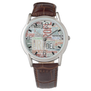 Montre Dictionnaire informatique en couleurs