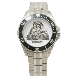 Montre Dieu est bon - Inspiration chrétienne conception