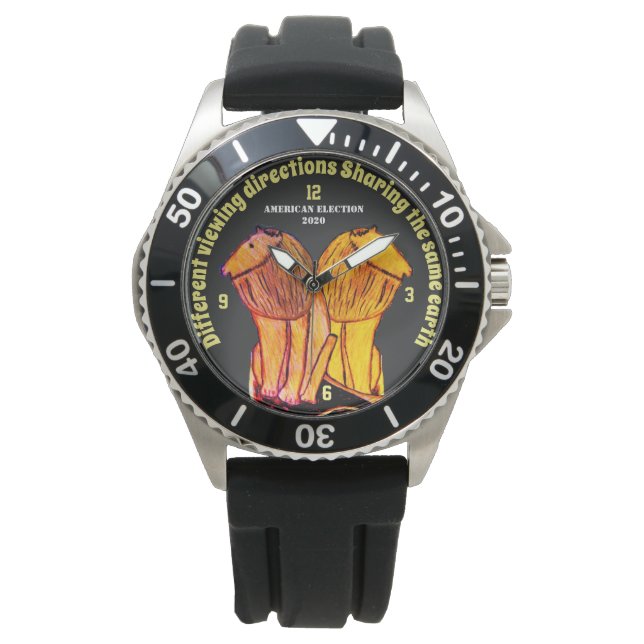 Montre Différentes directions d'affichage (devant)