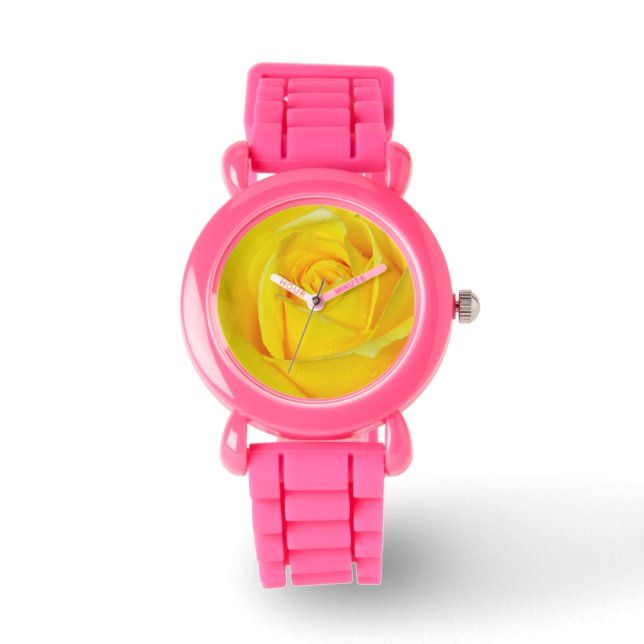 Montre d'impression rose jaune (Recto)
