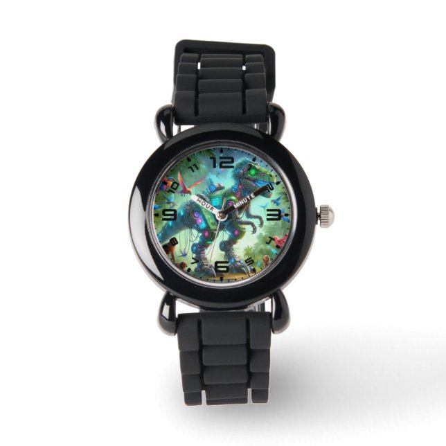 Montre Dinosaure Robot Enfants (Recto)