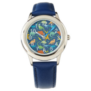 Montre Dinosaures colorés