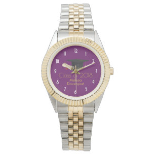 Montre Diplôme et diplôme en violet
