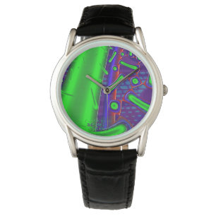 Montre Disco Tech Verre Dichroïque Fractal