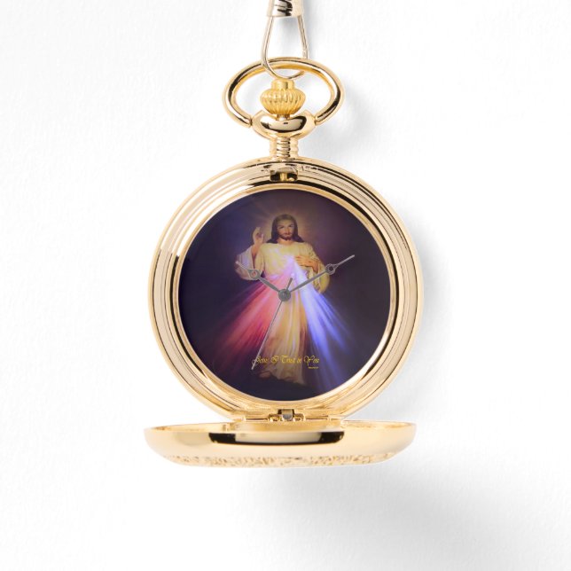 Montre Divine Mercy Gold (Recto)