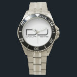 Montre DJ Watch<br><div class="desc">Un cadeau parfait pour Djs. Montre simple et moderne au poignet DJ.</div>