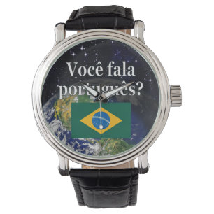 Montre Do you speak portuguese ? Flag