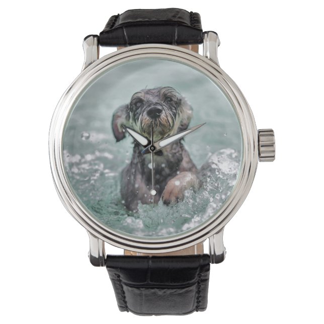 Montre Dog Swimming Doggy Paddle (devant)