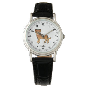 Montre Dogue De Bordeaux Cute Cartographie Chien & Nom