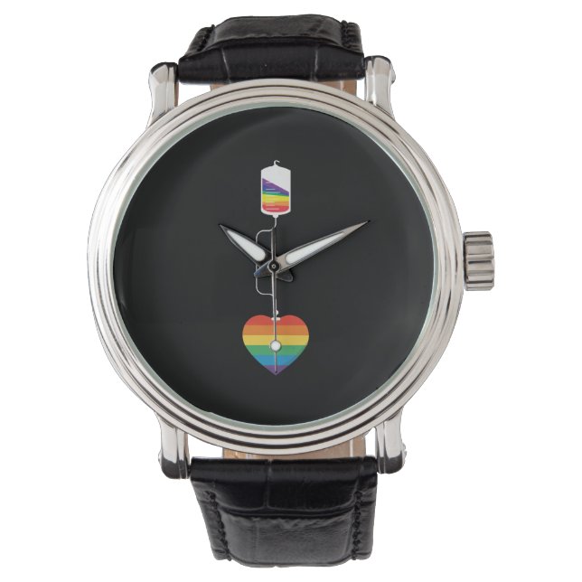 Montre Don de sang LGBT (devant)