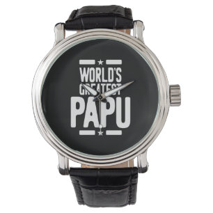 Montre Don du plus grand Père Papu du monde