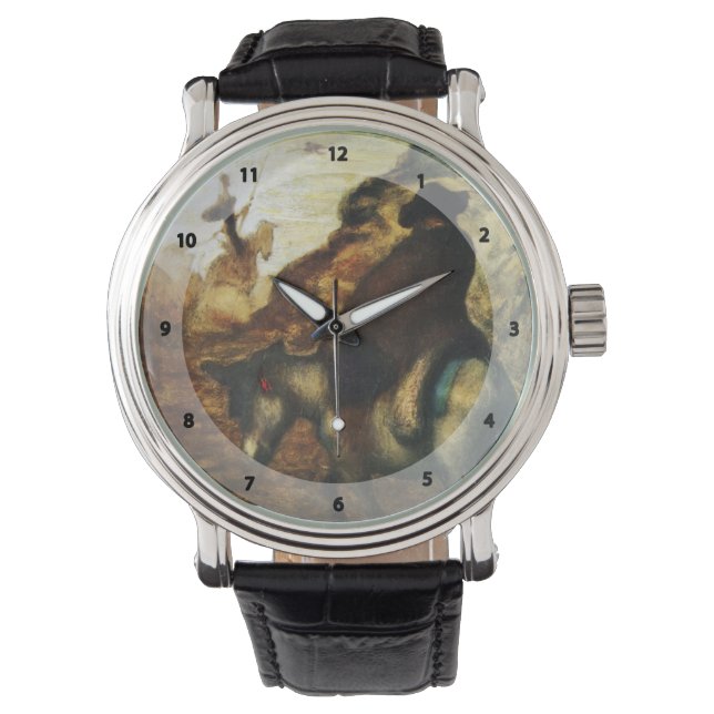 Montre Don Quichotte et Sancho Pansa par Honore Daumier (devant)