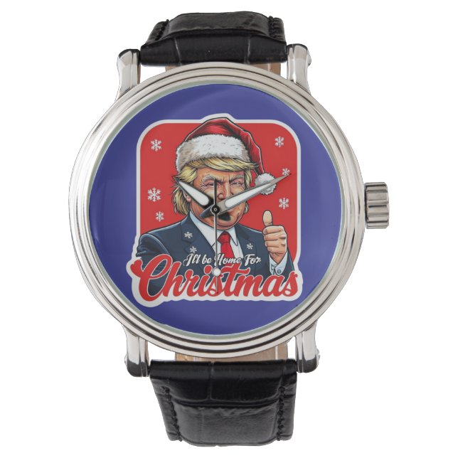 Montre Donald Trump Christmas Santa Claus Art (devant)
