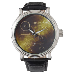 Montre Données de disque d'or de Voyager