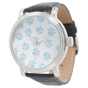 Montre Doodle Paws, empreintes de chien, empreintes bébé