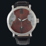 Montre - Double contrebasse - Choisissez votre cou<br><div class="desc">Double Basse et partitions montre. Beaucoup de styles et de couleurs à choisir. Customisez-le avec votre choix de couleur arrière - plan et/ou ajoutez du texte. Fait un cadeau personnel unique pour un musicien.</div>