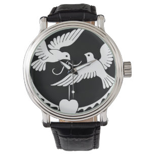 Montre Doves Heart Dance Peace Love Party Destinée