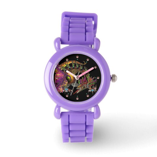 MONTRE DRAGO / DRAGON IMAGINAIRE EN OR ET NOIR (Recto)