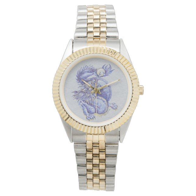 Montre Dragon bleu (devant)