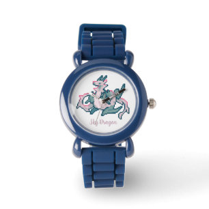 Montre Dragon céleste, art pixel