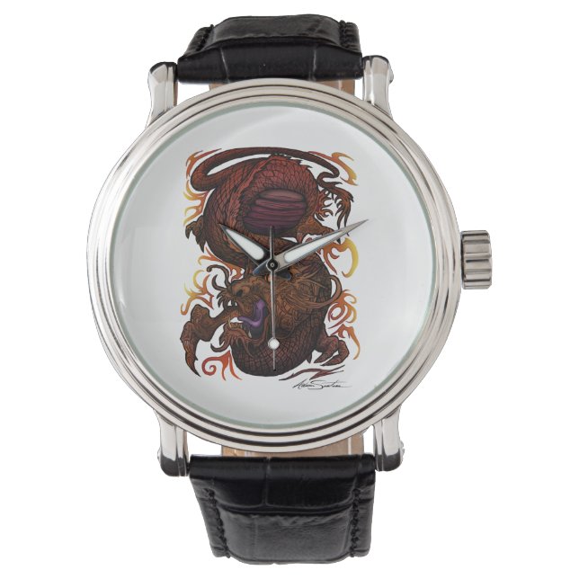Montre Dragon (conception de signature) (devant)
