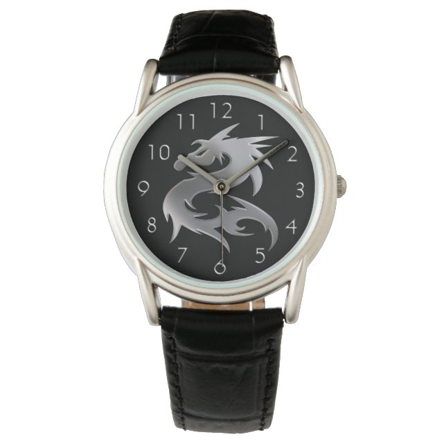 Montre Dragon d'argent (devant)